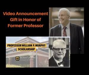 The Professor William P Murphy Scholarship At The University Of Missouri Law School